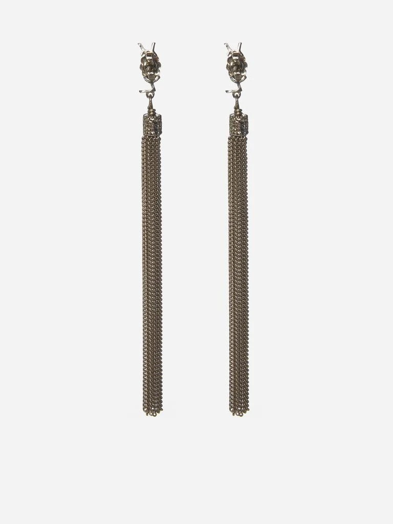 商品Yves Saint Laurent|YSL gold-tone metal earrings,价格¥3197,第1张图片