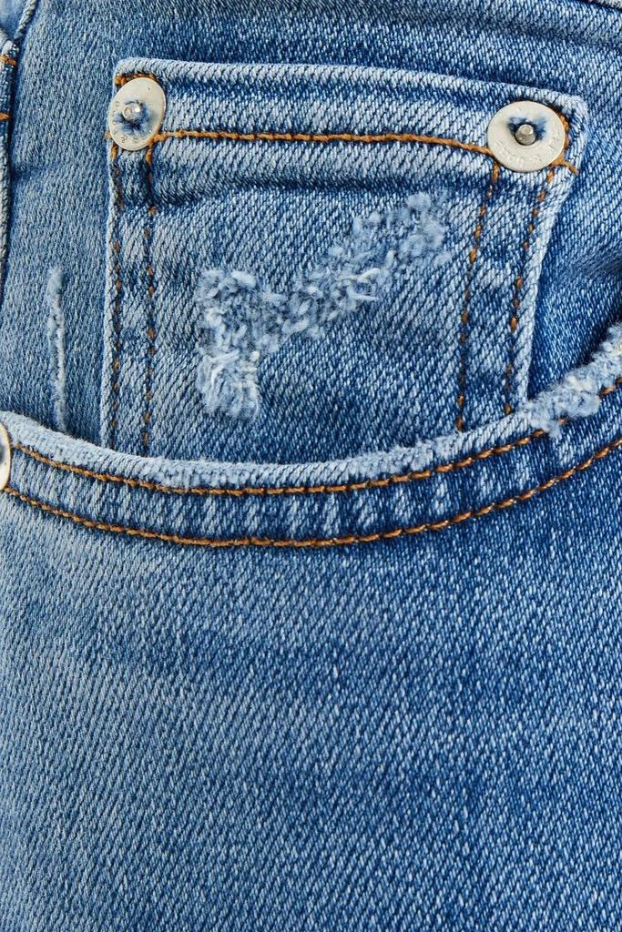 商品Rag & Bone|Cropped distressed mid-rise skinny jeans,价格¥503,第4张图片详细描述