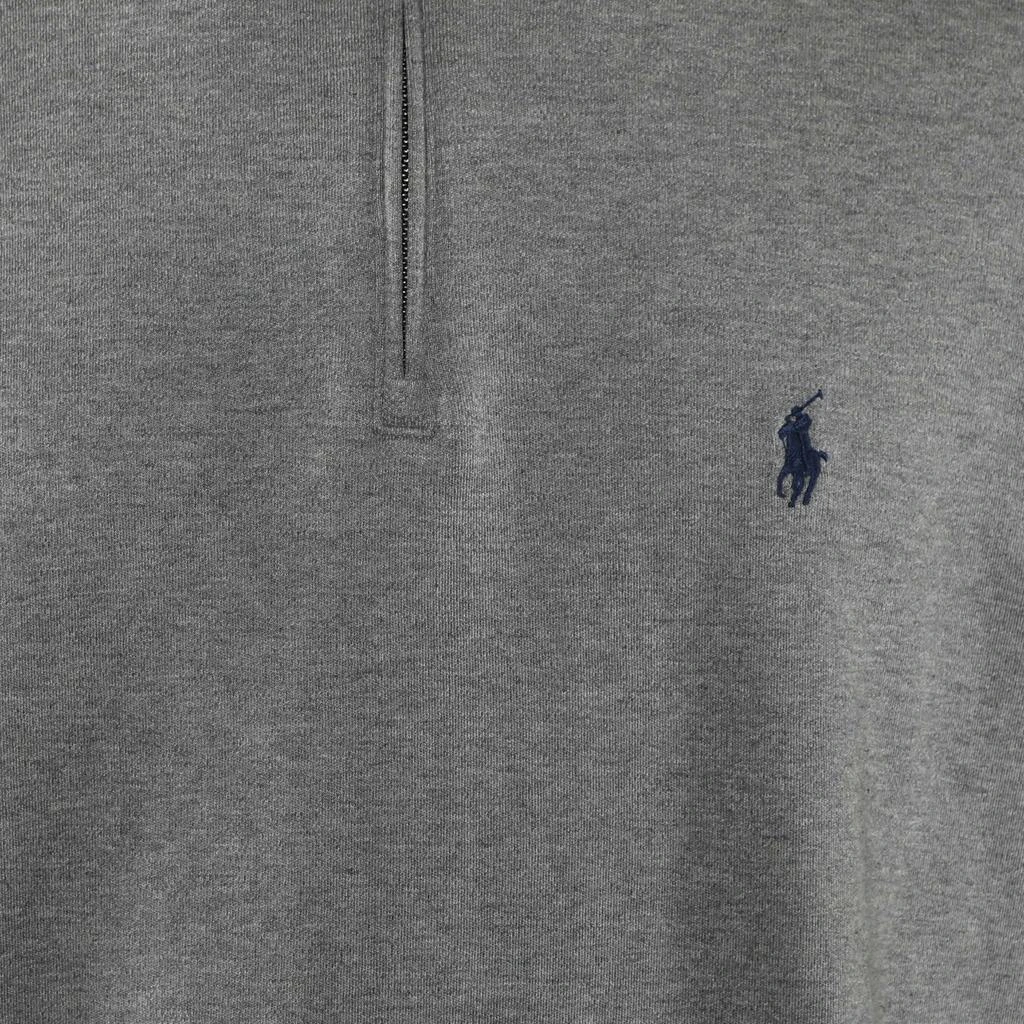商品[二手商品] Ralph Lauren|Polo Ralph Lauren Grey Knit Zip Front Embroidered Long Sleeve Sweater L,价格¥817,第3张图片详细描述