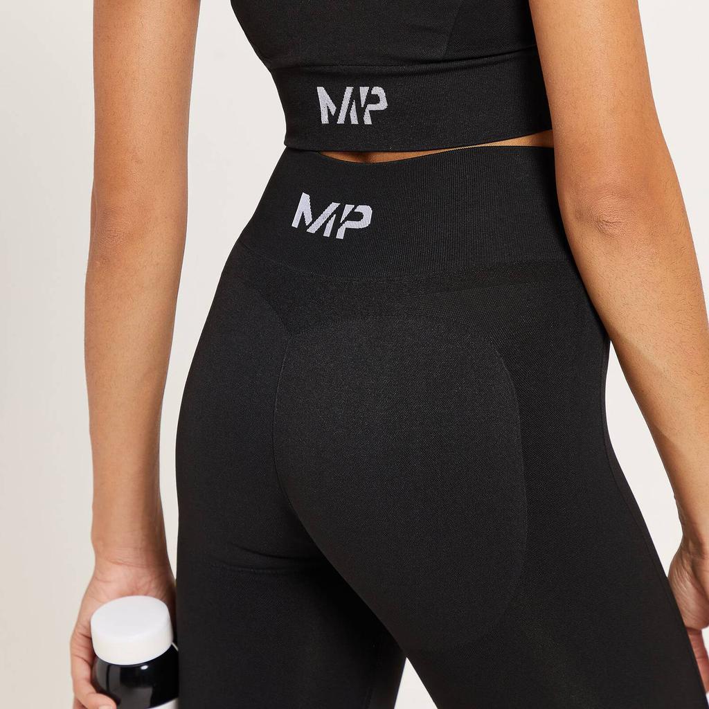 MP Women's Curve High Waisted Cycling Shorts - Black商品第5张图片规格展示