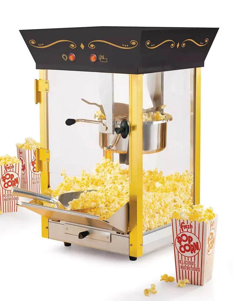 商品Nostalgia|Vintage 8-Ounce Popcorn Cart - 53 Inches Tall,价格¥2243,第1张图片