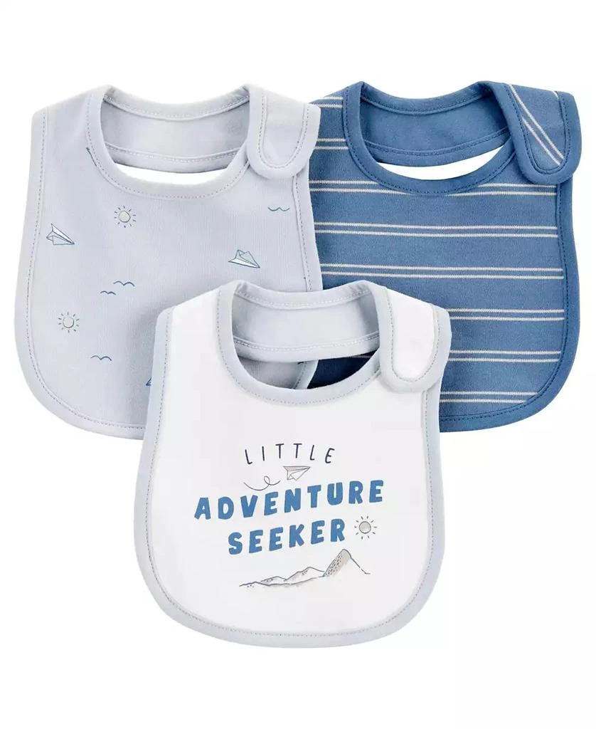 商品Carter's|Baby Boys Bibs, Pack of 3,价格¥120,第1张图片