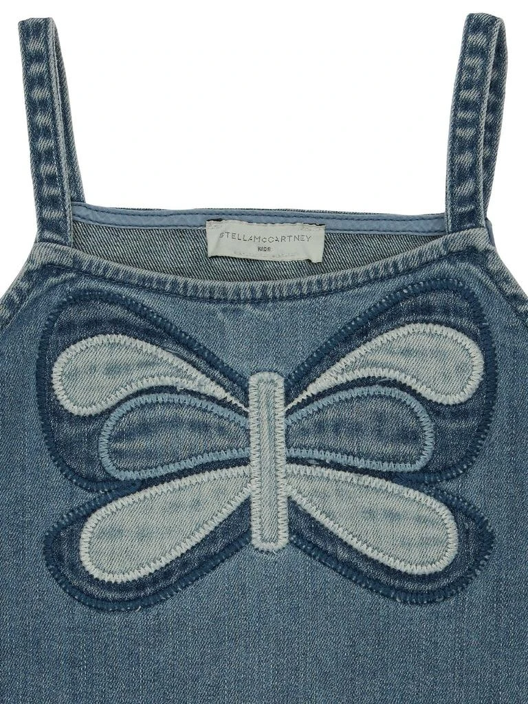 商品Stella McCartney|Stretch Denim Top W/ Butterfly Patch,价格¥169,第1张图片详细描述