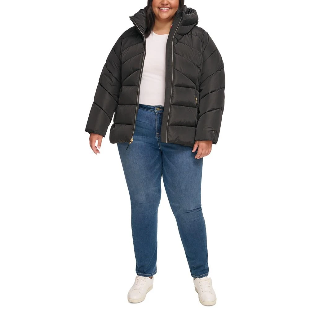 Women's Plus Size Hooded Puffer Coat 商品