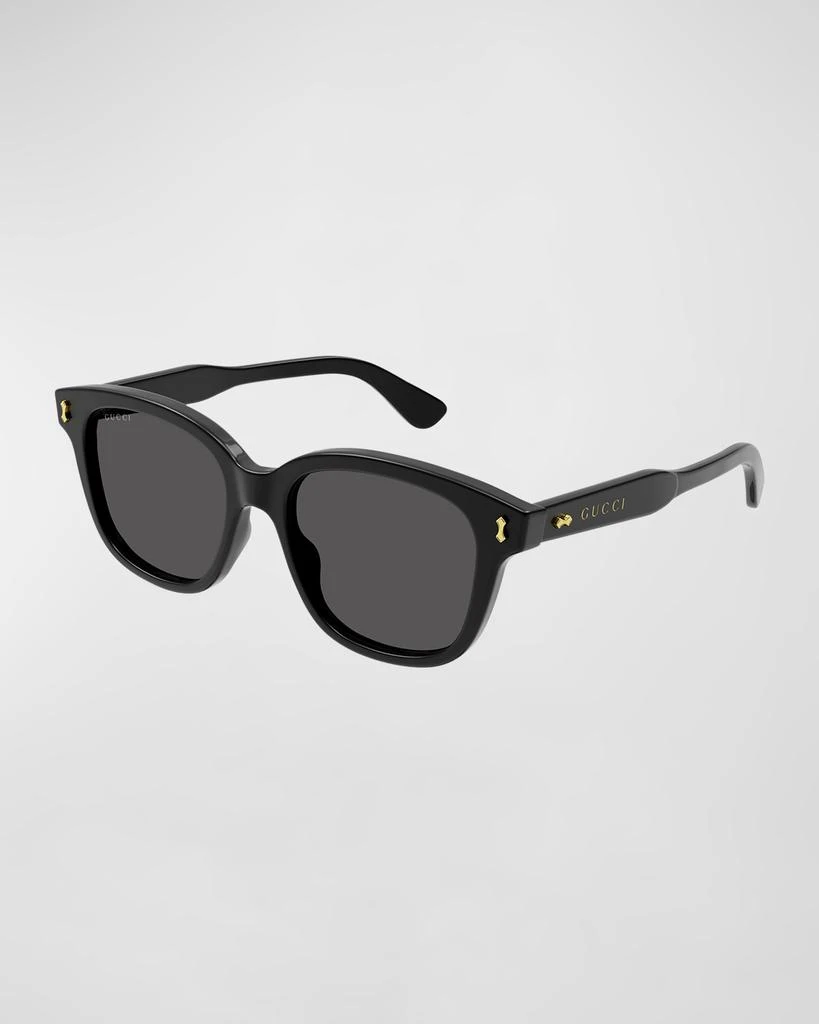 商品Gucci|Men's Temple Logo Rectangle Sunglasses,价格¥3473,第1张图片详细描述