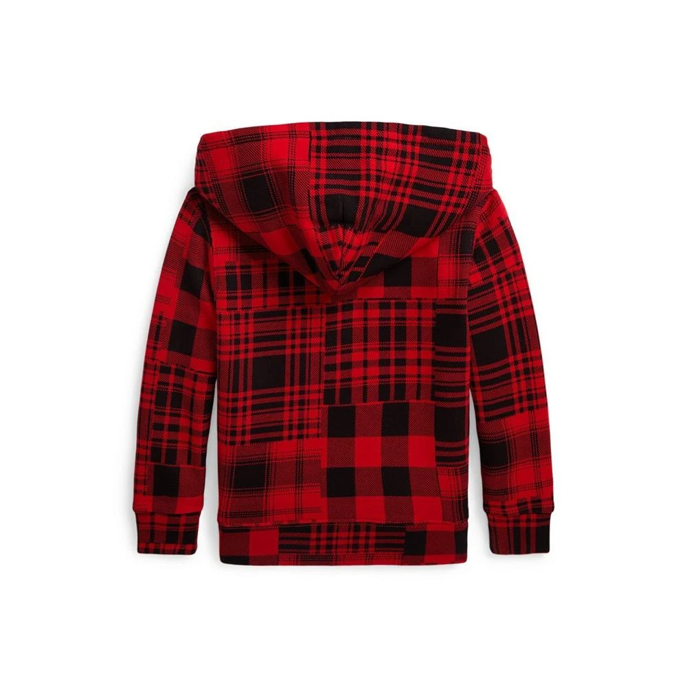 商品Ralph Lauren|Toddler and Little Boys Plaid Fleece Hoodie,价格¥538,第2张图片详细描述