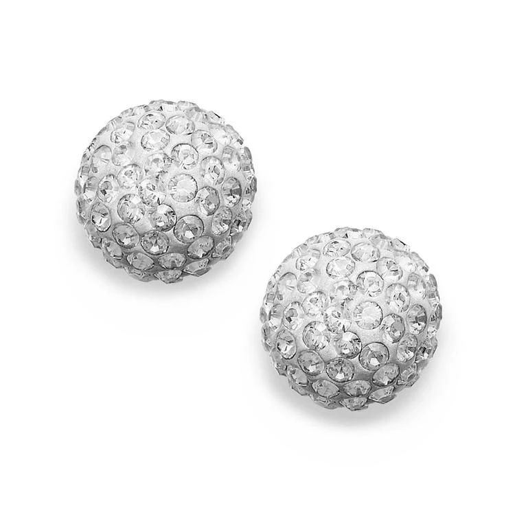 商品Swarovski|Earrings, 22k Gold-Plated Crystal Stud Earrings,价格¥517,第1张图片