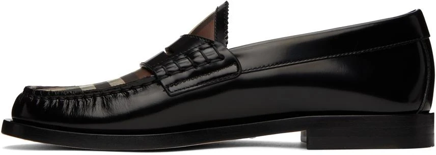 商品Burberry|Black & Brown Check Loafers,价格¥3399,第3张图片详细描述