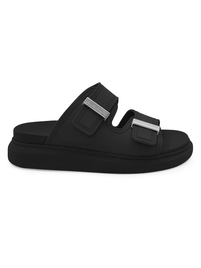 商品Alexander McQueen|Rubber Double-Strap Slides,价格¥2630,第1张图片