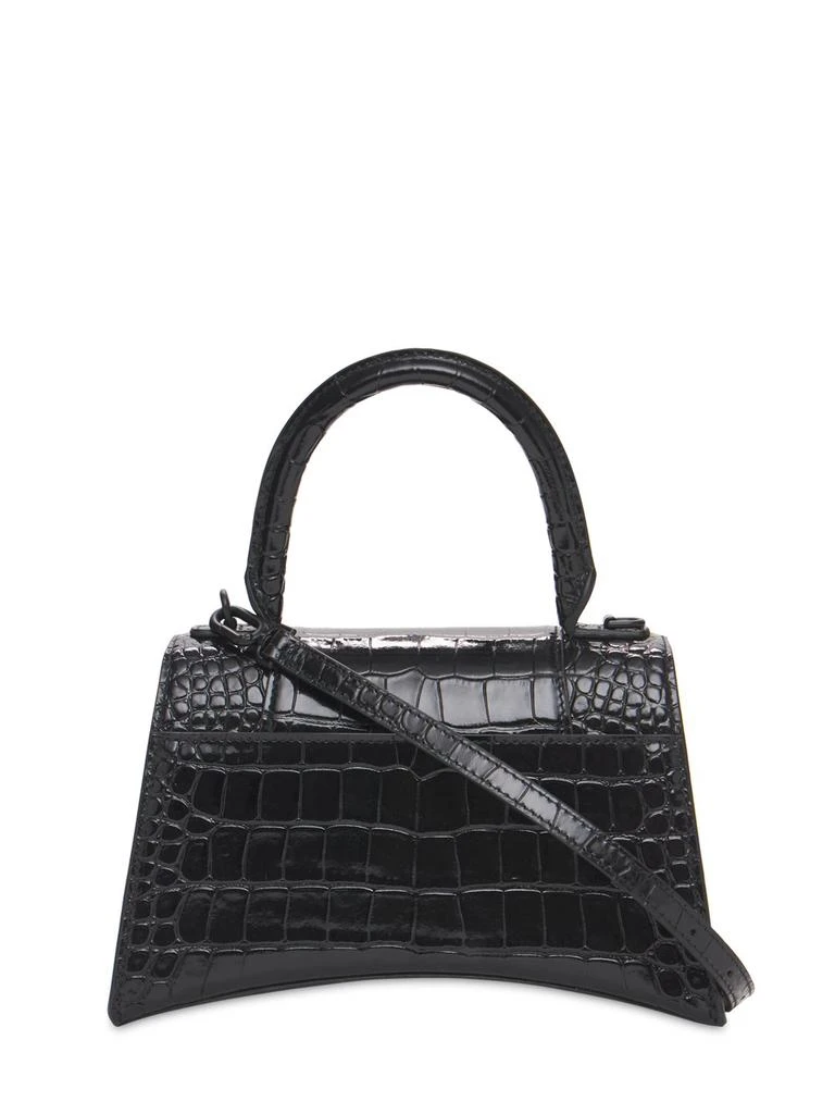 商品Balenciaga|S Hourglass Croc Embossed Leather Bag,价格¥23199,第5张图片详细描述