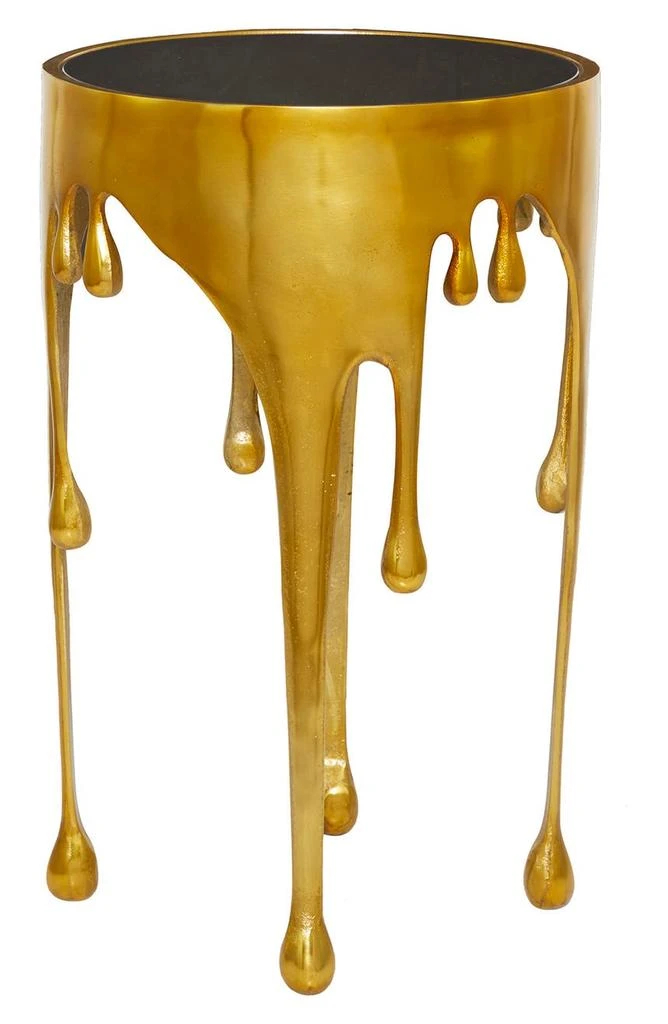 商品VIVIAN LUNE HOME|Melting Gold Aluminum Table,价格¥1648,第2张图片详细描述