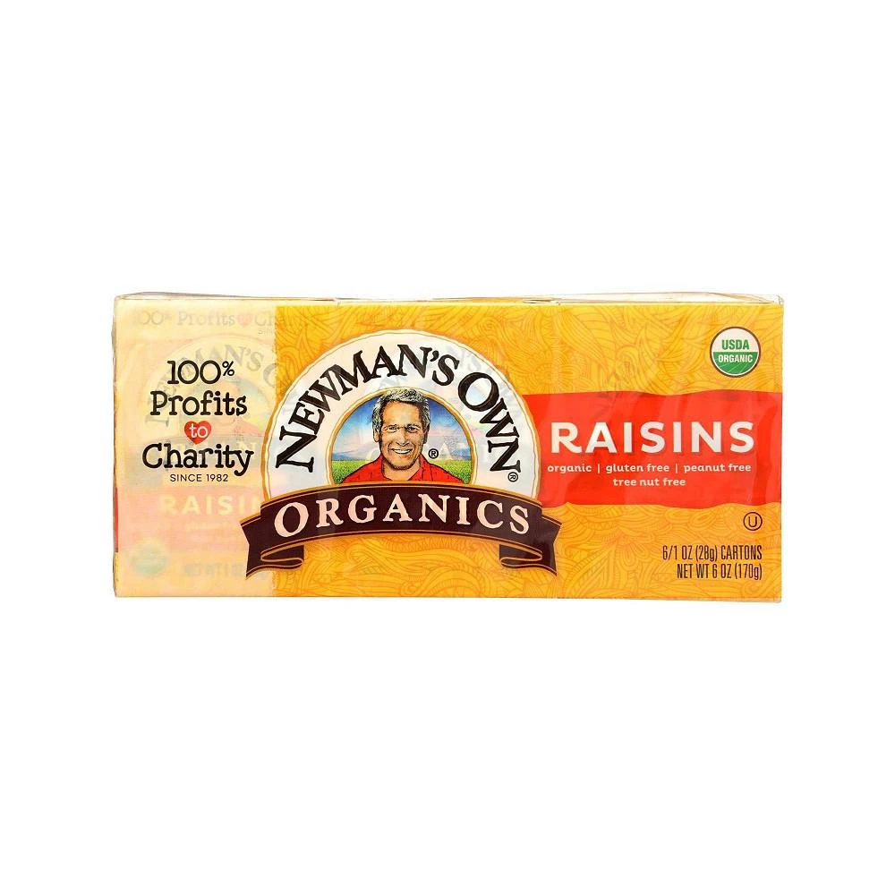 商品Newman's Own Organics|Raisins  - Case of 12 - 6/1.0 OZ,价格¥615,第1张图片