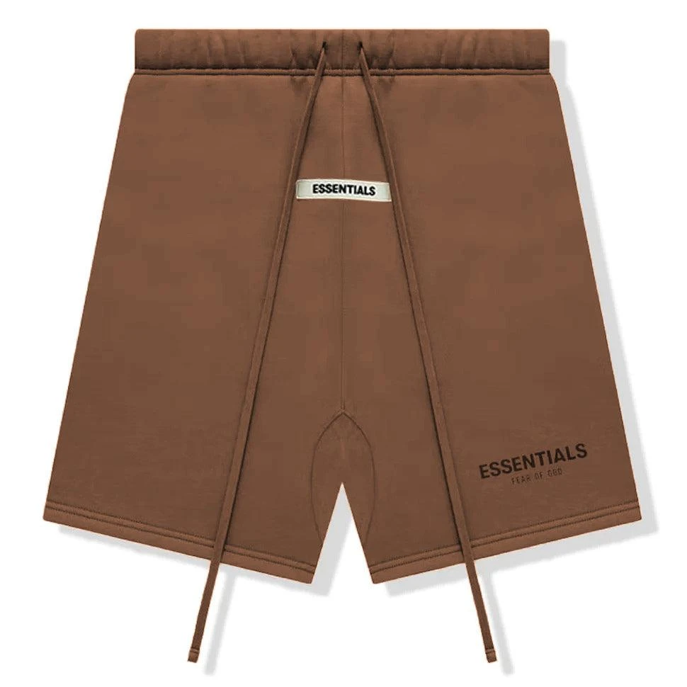 商品Essentials|Fear Of God Essentials Brown Shorts,价格¥815,第1张图片