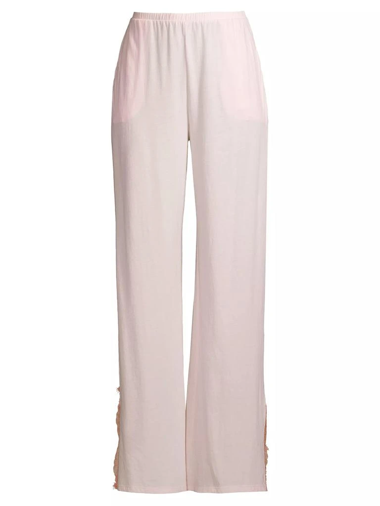 商品Skin|Elasticized Lace & Cotton Pajama Pants,价格¥461,第1张图片