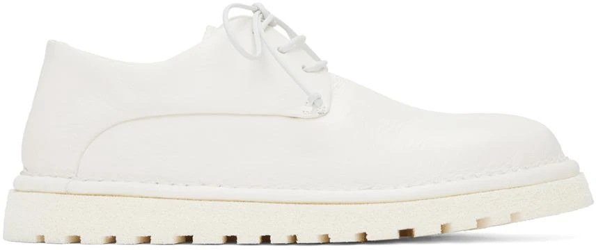 商品Marsèll|White Pallottola Pomice Derbys,价格¥2139,第1张图片