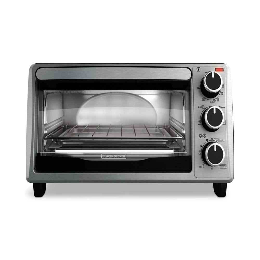 商品Black & Decker|Stainless Steel 4 Slice Toaster & Broiler Oven,价格¥748,第2张图片详细描述
