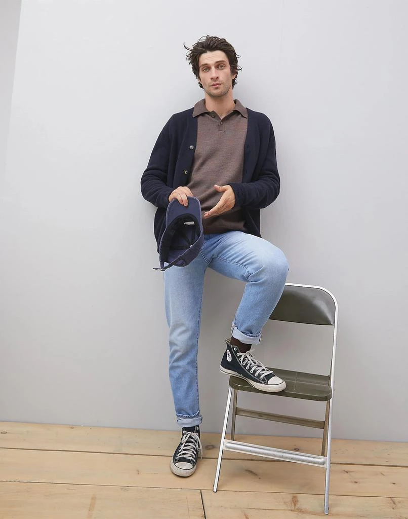 商品Madewell|Relaxed Taper Selvedge Jeans in Mandell Wash: Breast Cancer Research Edition,价格¥677,第4张图片详细描述