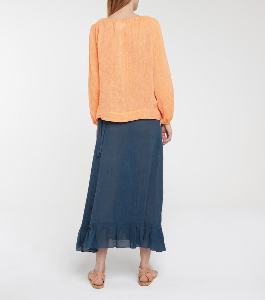 商品LISA MARIE FERNANDEZ|亚麻混纺女式上衣,价格¥2242,第5张图片详细描述