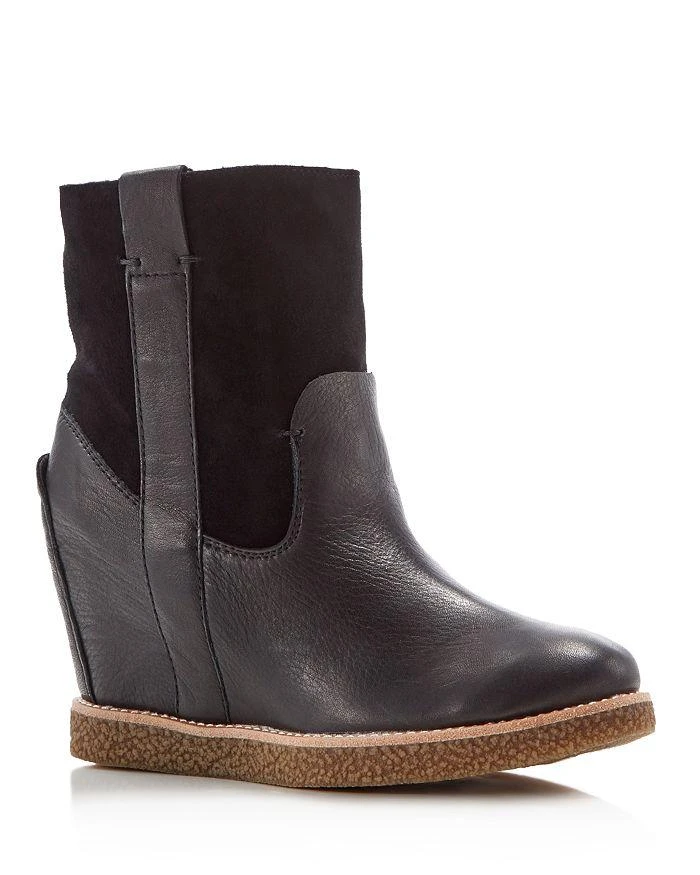 商品Dolce Vita|Women's Paxon Faux Shearling Wedge Booties,价格¥1495,第1张图片