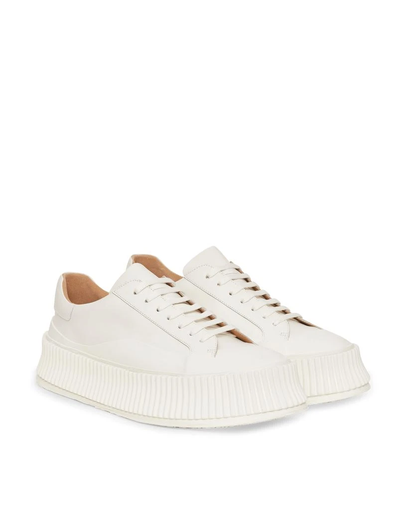 商品Jil Sander|Vulcanized Leather Sneakers White,价格¥3172,第2张图片详细描述