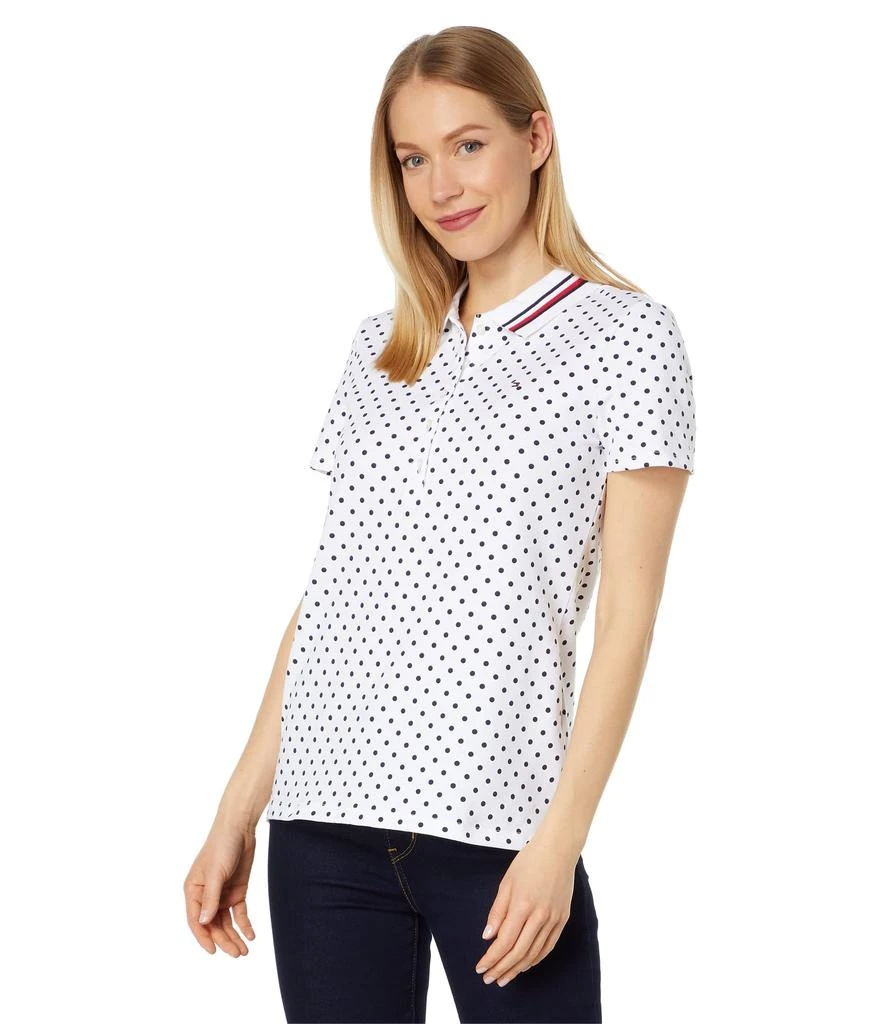 商品Tommy Hilfiger|Short Sleeve Dot Polo with Global Collar,价格¥298,第1张图片