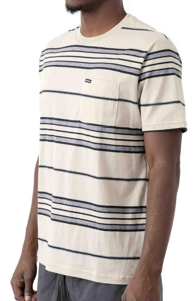 商品Brixton|Hilt Pocket S/S Shirt - Beige ,价格¥86,第2张图片详细描述