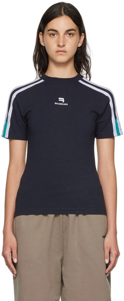 商品Balenciaga|海军蓝 Sporty T 恤,价格¥6764,第1张图片
