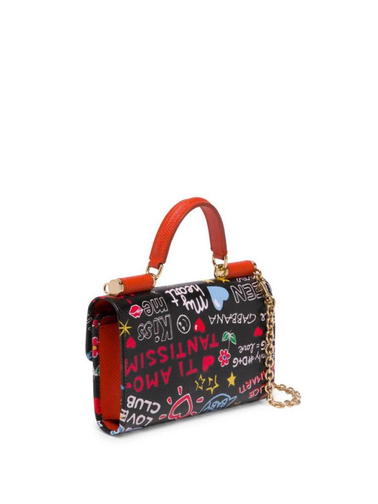 商品Dolce & Gabbana|涂鸦手提斜挎包,价格¥7408,第4张图片详细描述