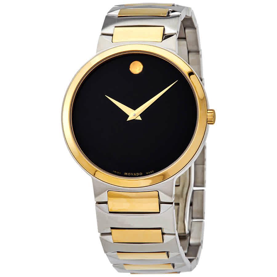 Movado Temo Quartz Black Dial Mens Watch 0607293商品第1张图片规格展示