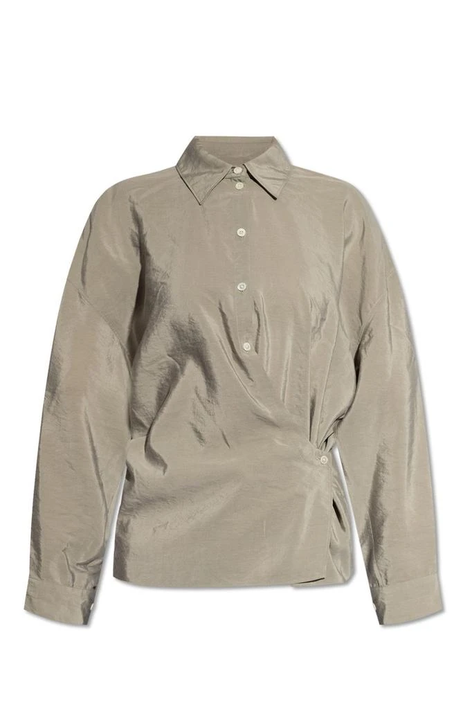 商品Lemaire|Lemaire Twist Detailed Satin Shirt,价格¥4019,第1张图片