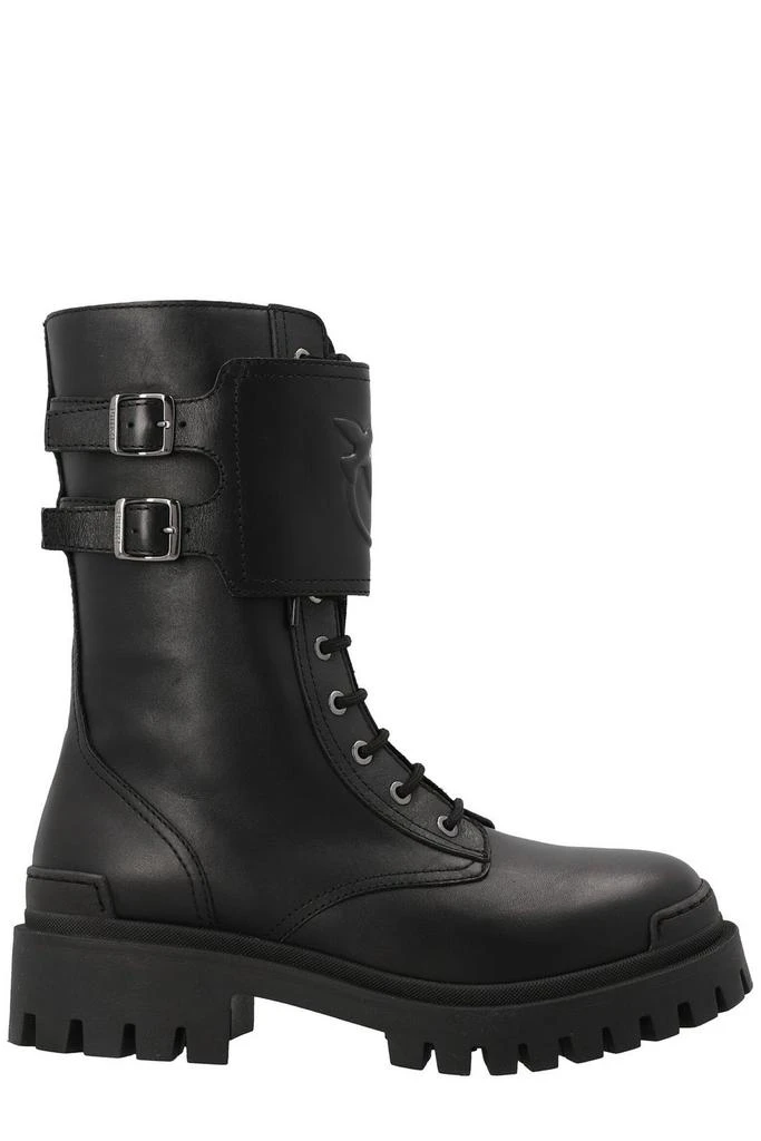 商品PINKO|Pinko Lace-Up Round Toe Boots,价格¥1628,第1张图片