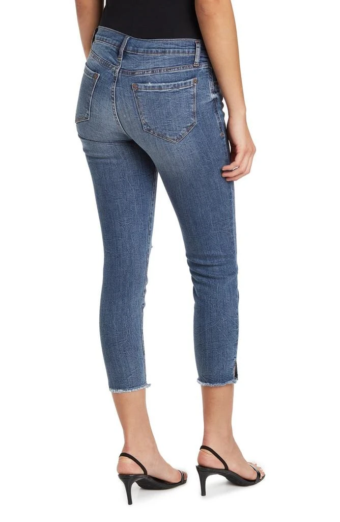 商品Kensie|Vented Hem Distressed Skinny Jeans,价格¥197,第2张图片详细描述