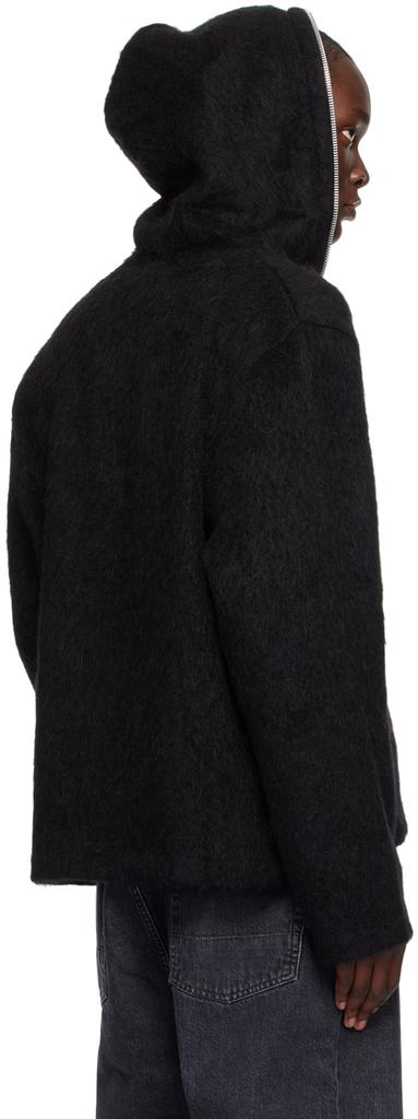 Our Legacy Black Full Zip Hoodie - Hoodies - BeyondStyle