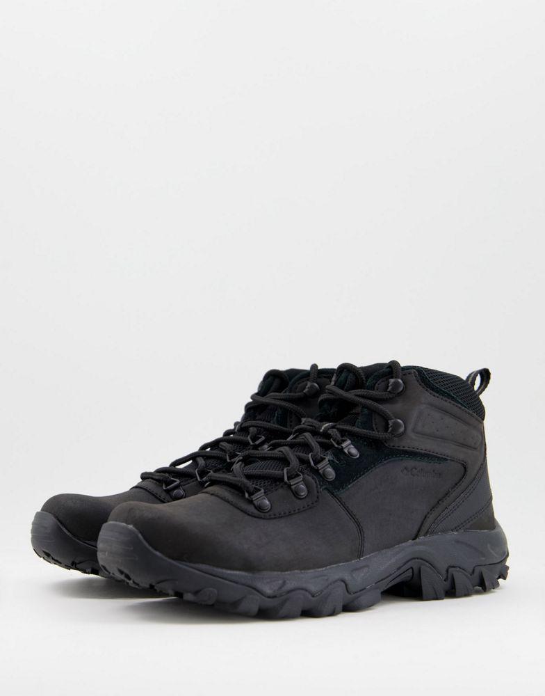 商品Columbia|Columbia Newton Ridge waterproof hiking boots in black,价格¥556,第1张图片