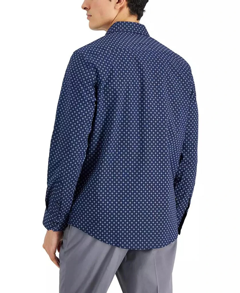 商品Alfani|Men's Mini Medallion Print Shirt, Created for Macy's,价格¥293,第2张图片详细描述