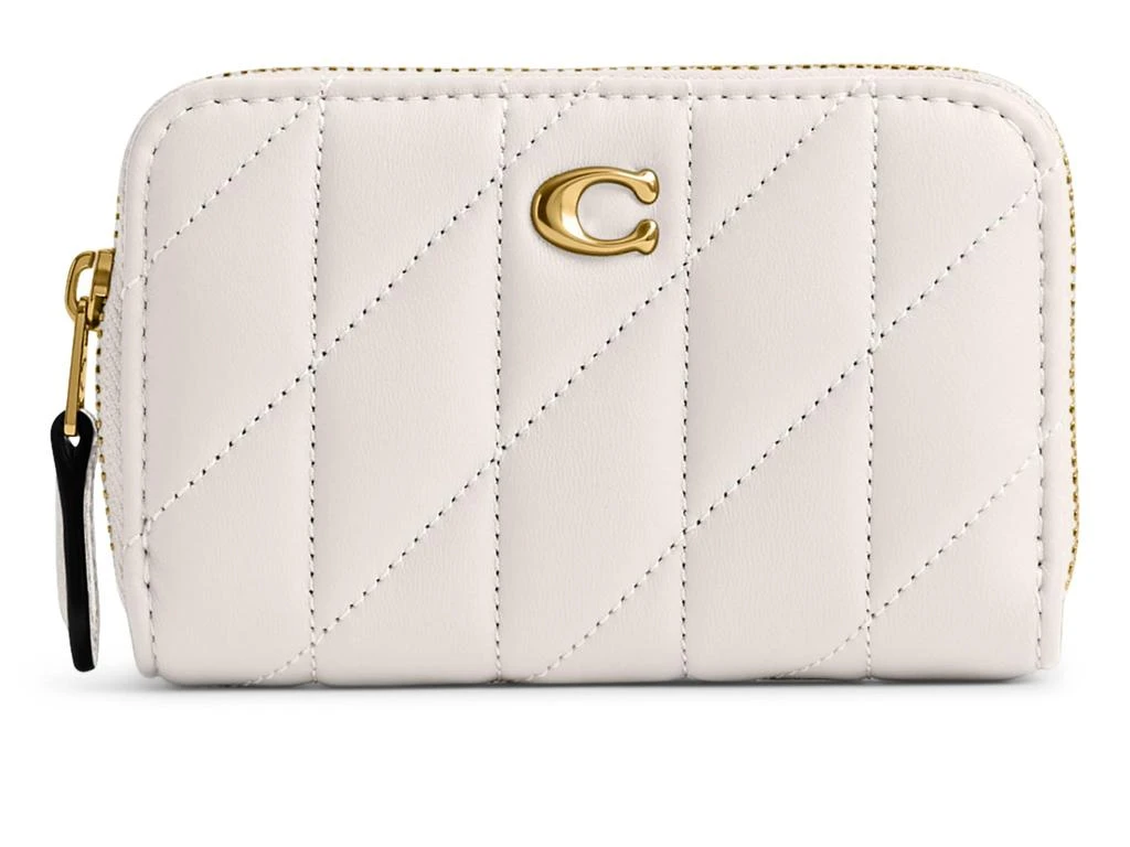 商品Coach|Small Zip Around Card Case with Pillow Quilting,价格¥714,第1张图片