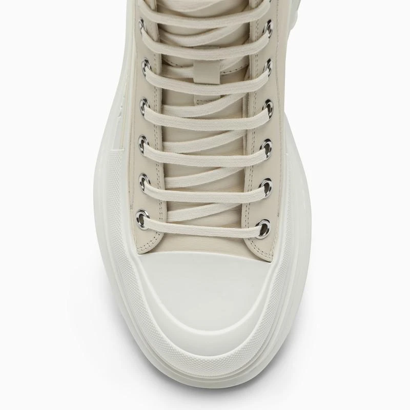 商品Alexander McQueen|Tread Slick boot in vanilla-coloured leather,价格¥3291,第3张图片详细描述