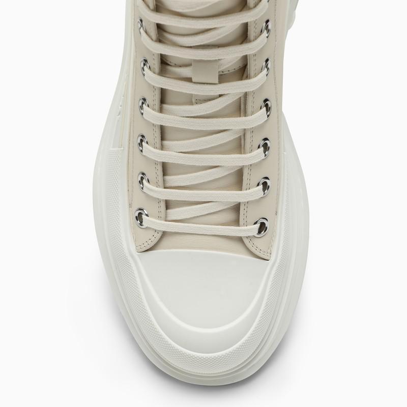 商品Alexander McQueen|Tread Slick boot in vanilla-coloured leather,价格¥5202,第5张图片详细描述