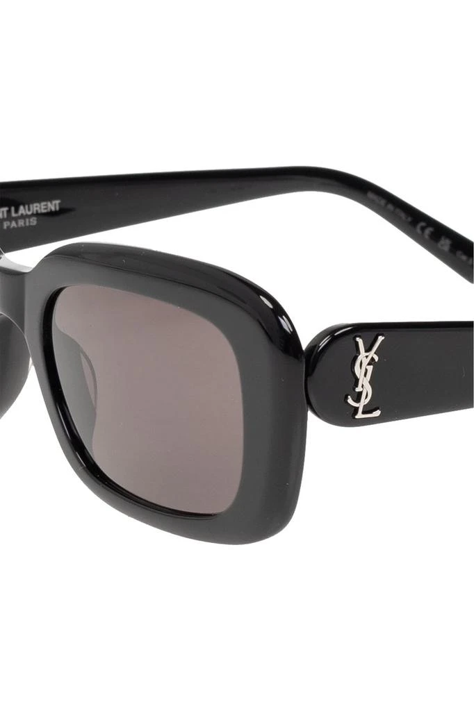 商品Yves Saint Laurent|Saint Laurent Eyewear SL M130 Rectangular Frame Sunglasses,价格¥2320,第3张图片详细描述