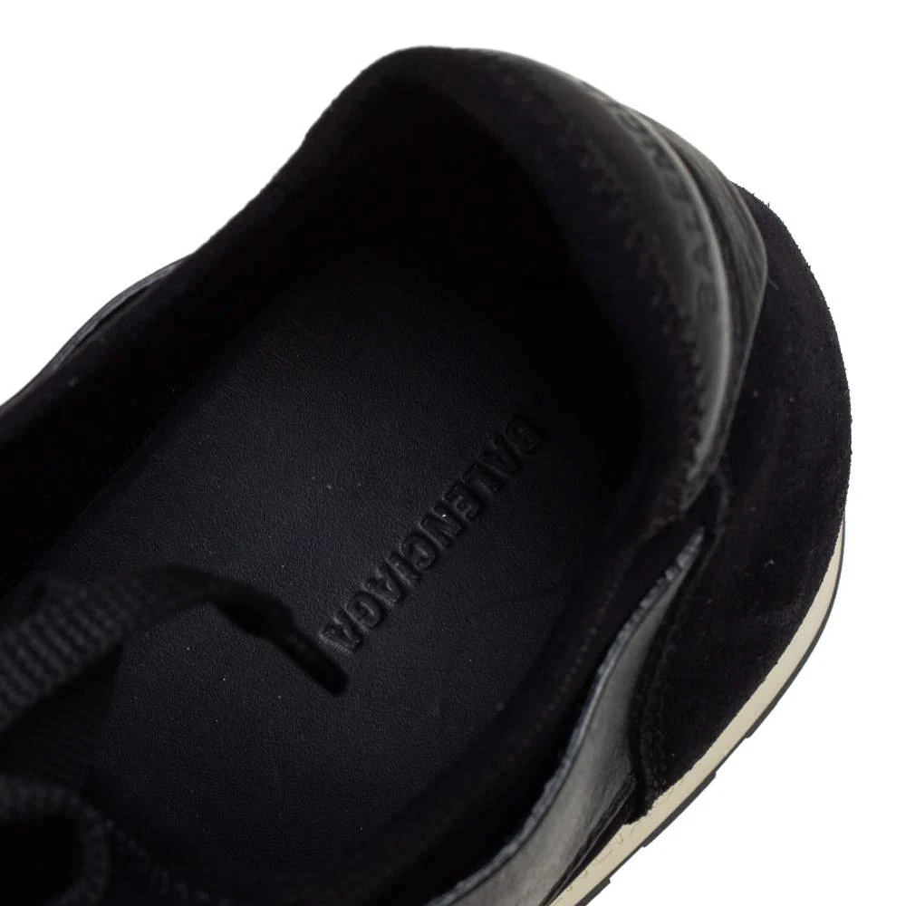 Balenciaga Black Mesh, Suede And Leather Race Runner Sneakers Size 45 商品