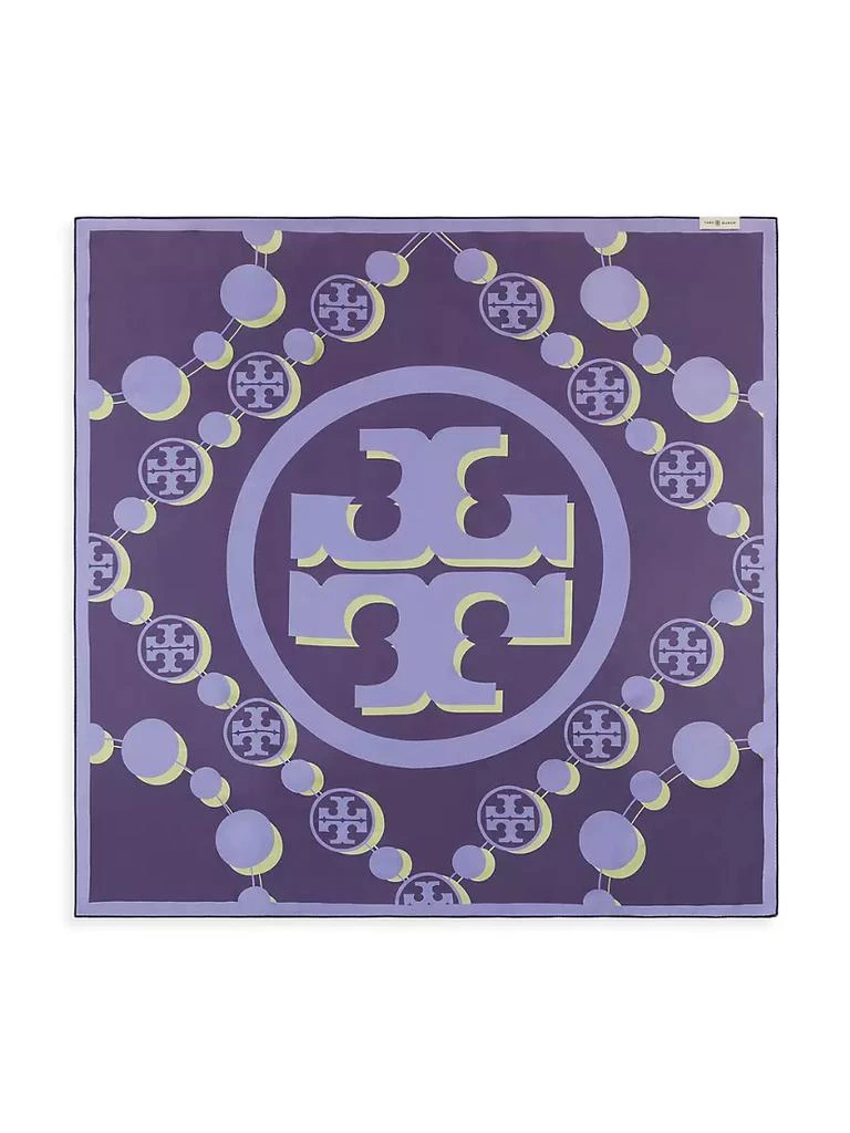 商品Tory Burch|3D Monogram Double-Sided Silk Scarf,价格¥1311,第2张图片详细描述