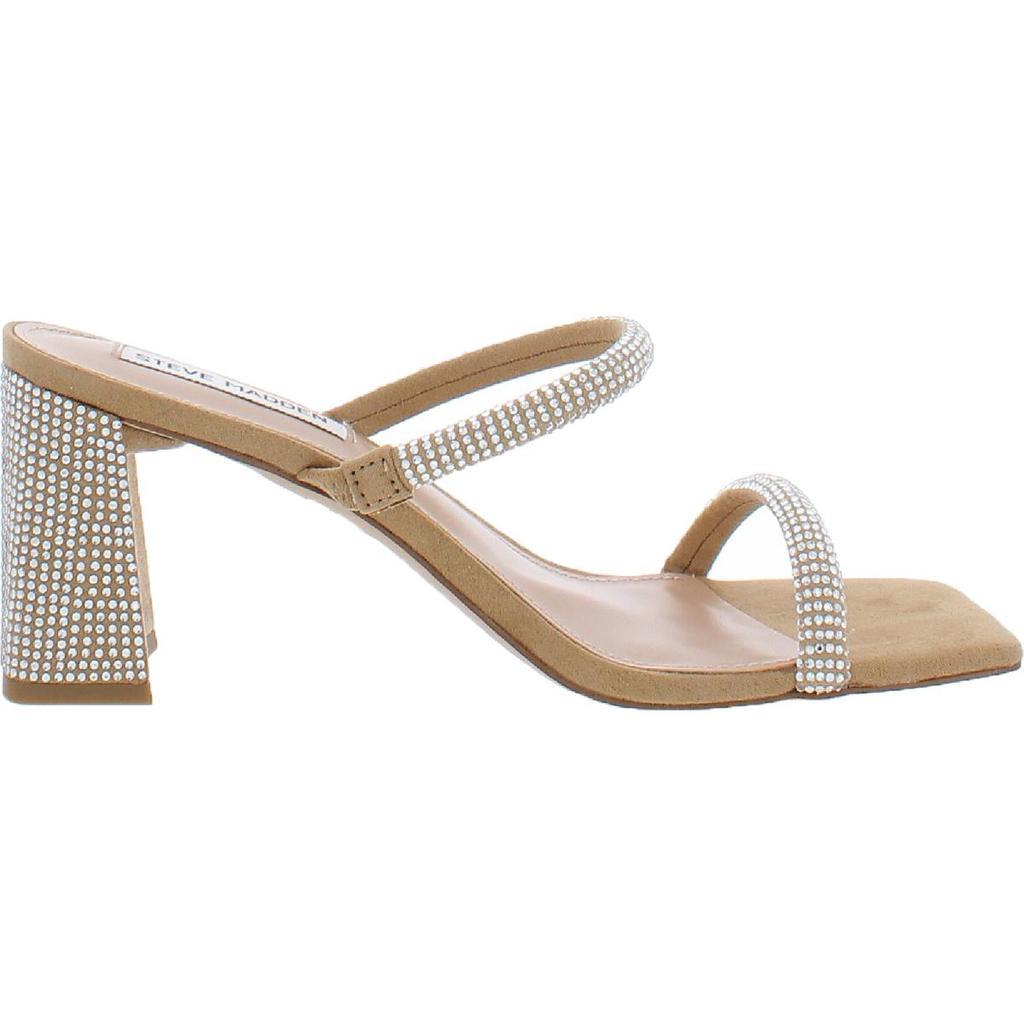 商品Steve Madden|Steve Madden Womens Lilah Rhinestone Slide Heels,价格¥651,第5张图片详细描述