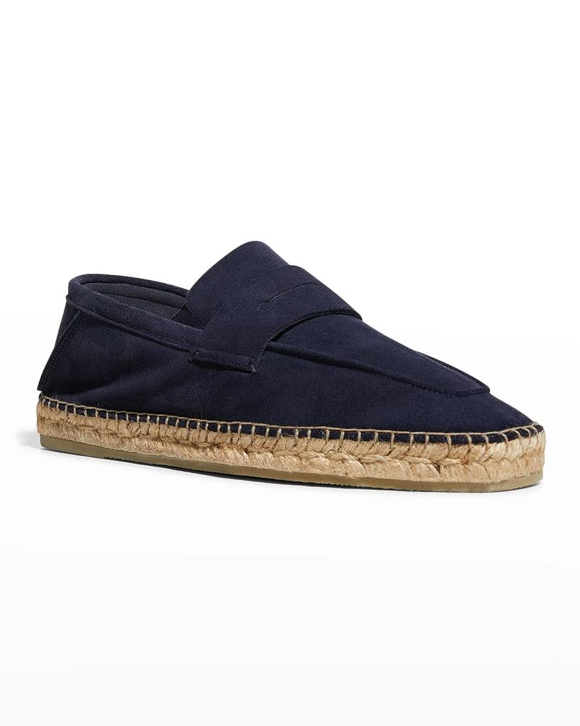 商品Zegna|Men's Suede-Leather Espadrilles,价格¥1969,第2张图片详细描述