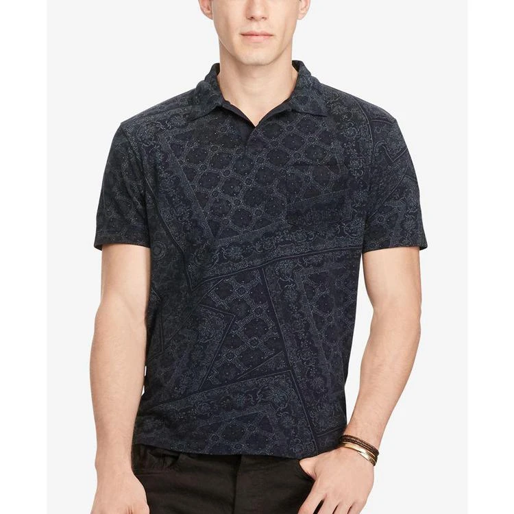 商品Ralph Lauren|Men's Classic-Fit Featherweight Printed Polo Shirt,价格¥301,第2张图片详细描述