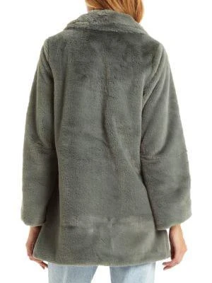 商品Secret Mission|Midnight Florals Alta Faux Fur Coat,价格¥1423,第2张图片详细描述