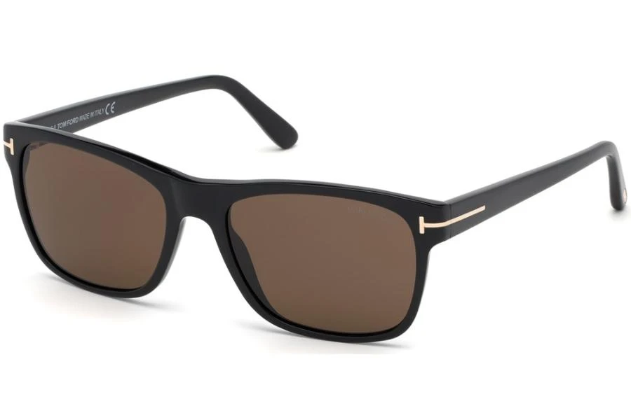 商品Tom Ford|Giulio Roviex Rectangular Men's Sunglasses FT0698 01J 59,价格¥1340,第1张图片