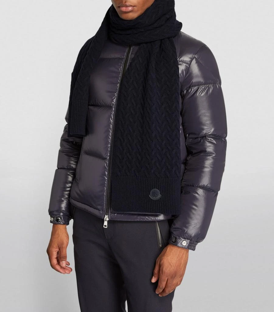 商品Moncler|Wool Chevron Scarf,价格¥4088,第4张图片详细描述