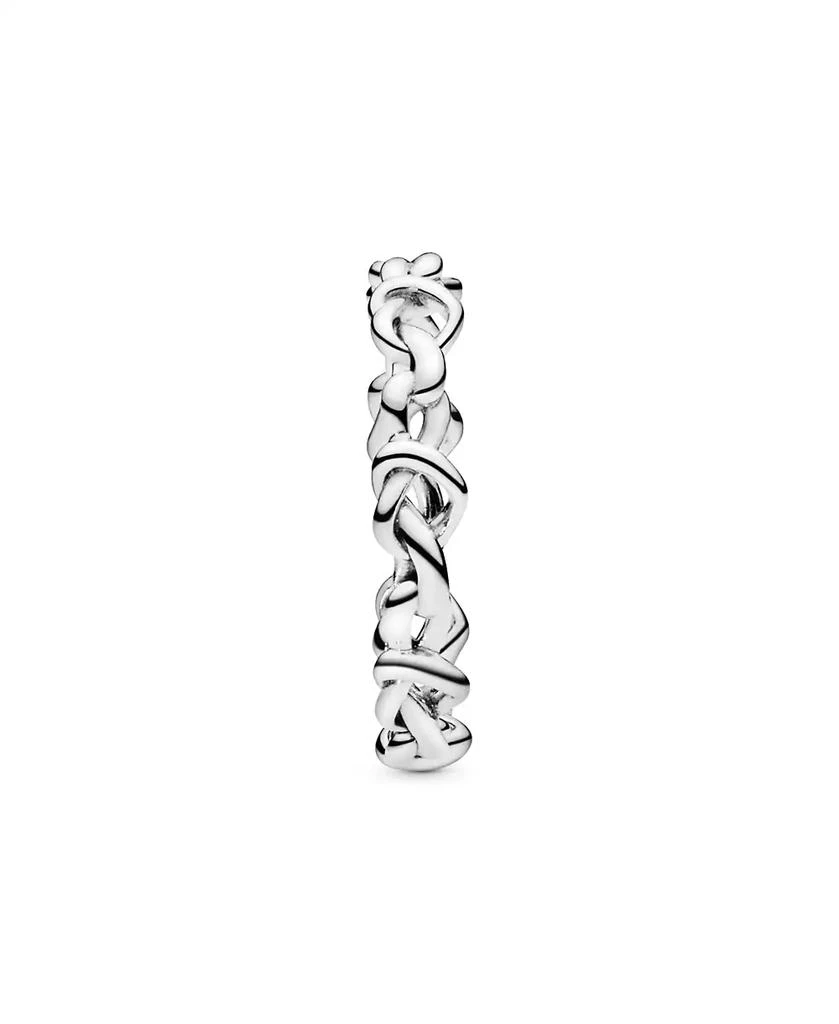 商品PANDORA|Sterling Silver Moments Knotted Hearts Ring,价格¥262,第2张图片详细描述