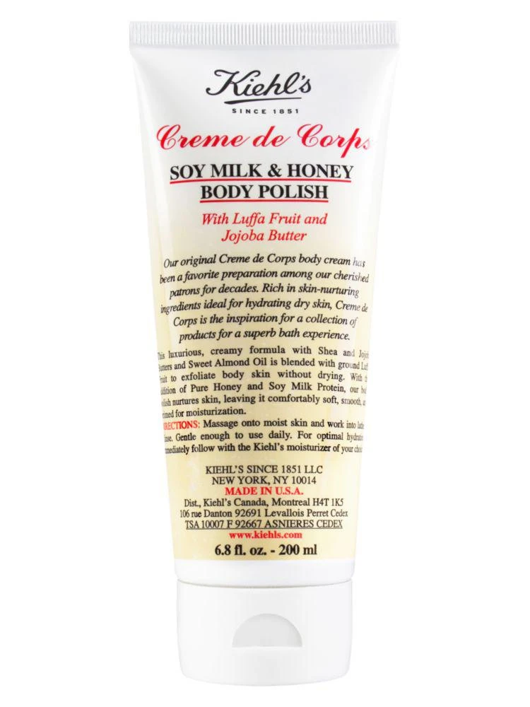 商品Kiehl's|豆奶蜂蜜身体磨砂乳 200ml,价格¥183,第1张图片