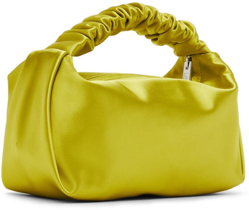 Green Mini Scrunchie Top Handle Bag商品第3张图片规格展示